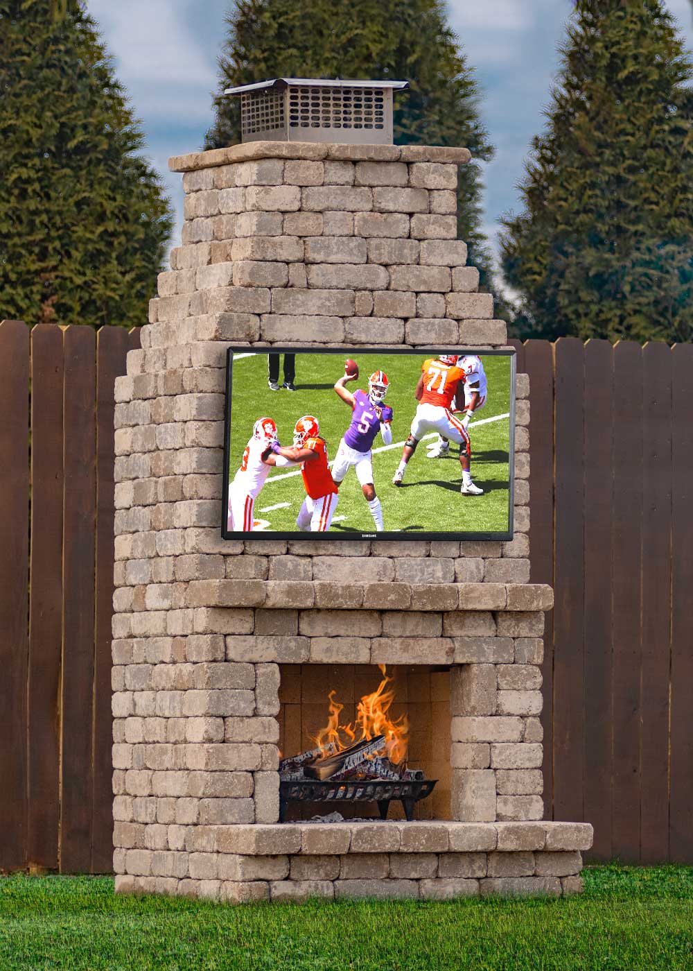 Bremley Fireplace with TV Package