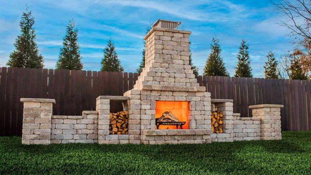 Outdoor Fireplace Kits, Outdoor Fireplace Brick Kit