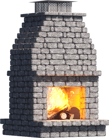 Bremley See-Through Outdoor Fireplace DIY Kit