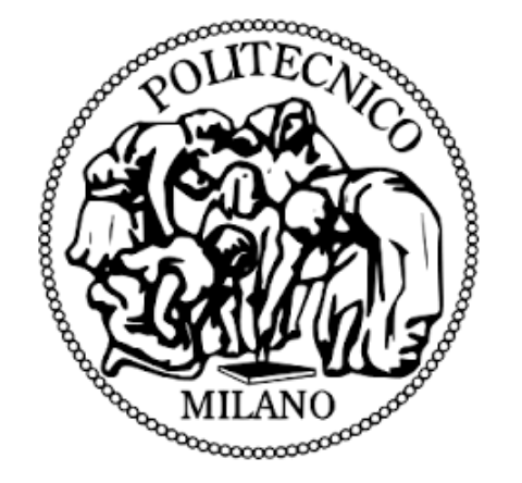 Un logo in bianco e nero per il politecnico di milano