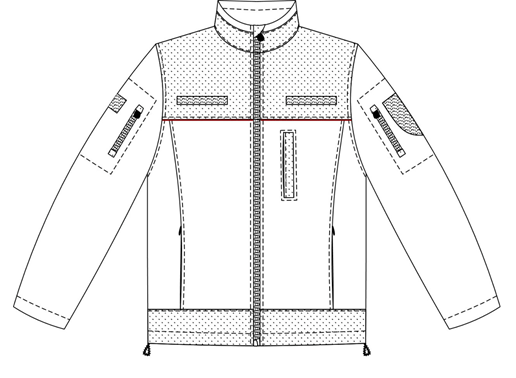 Flīsa jaka, jaka, jakas, jaku šūšana