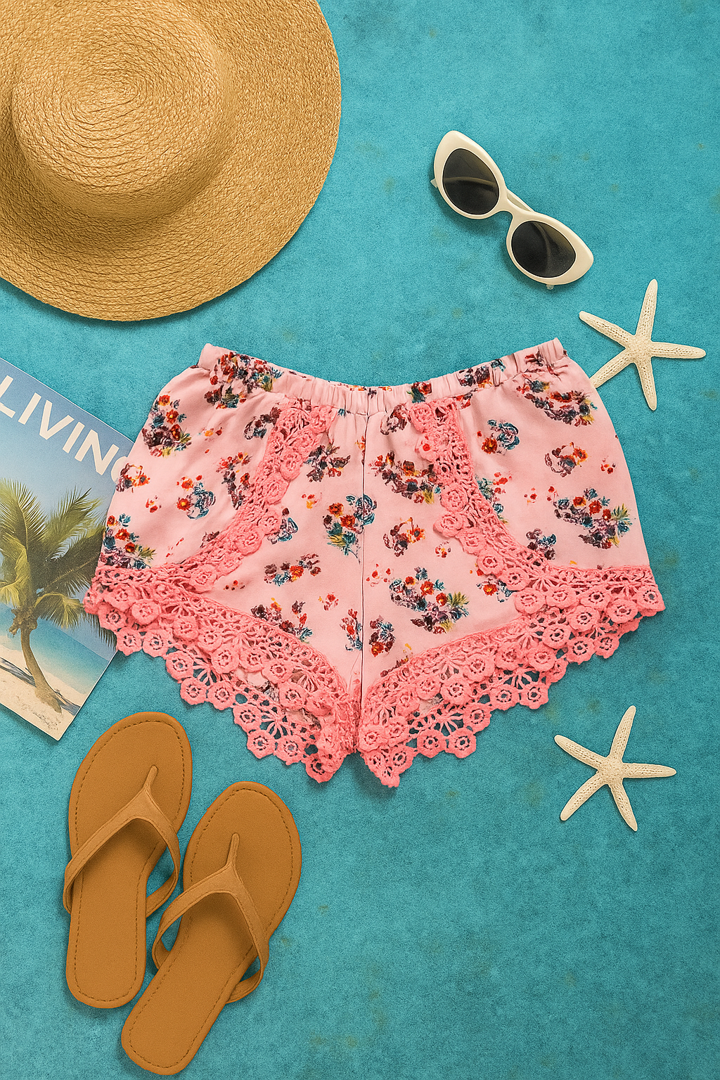 BOHO EASE SHORT MUJER ROSA