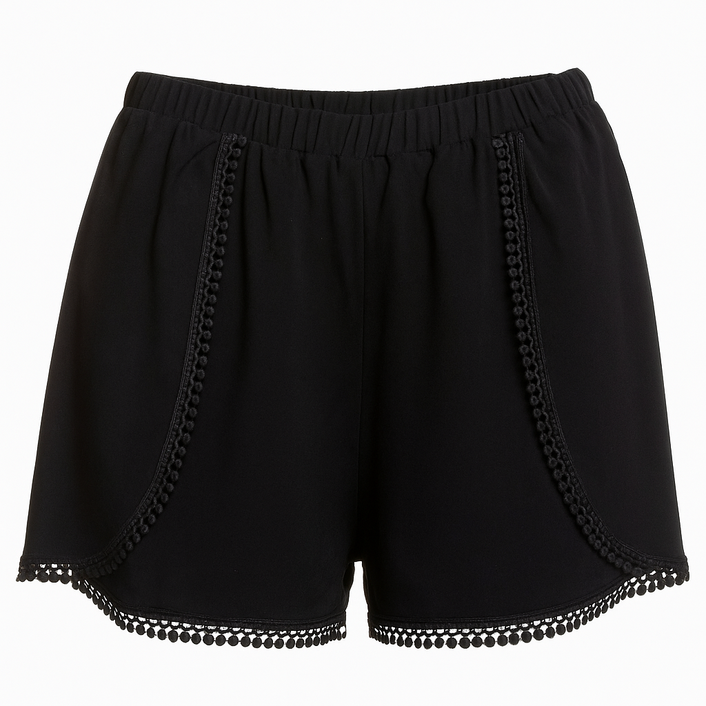 SHORT MUJER NEGRO