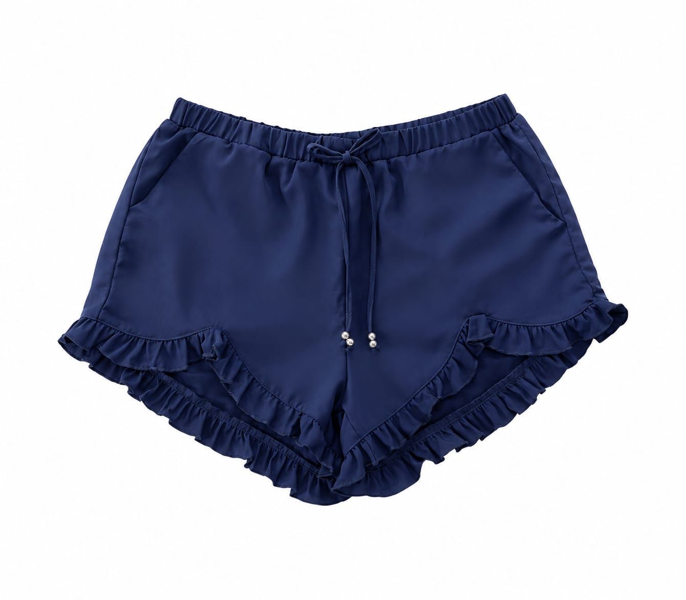 RUFFLE SHORT MUJER AZUL OSCURO