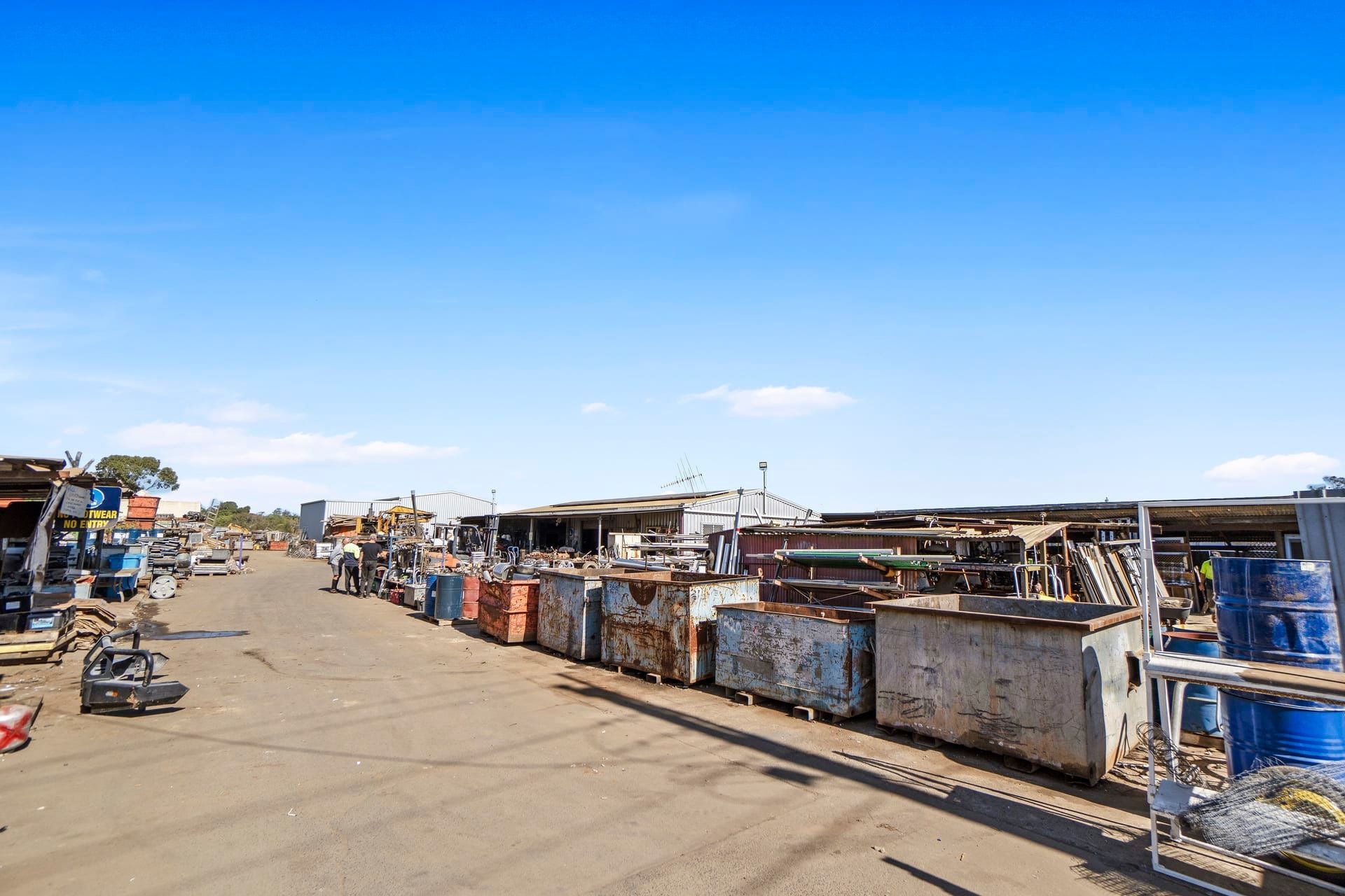 Yellow Skip Bin - The Scrap Metal Recyclers in Bundaberg, QLD