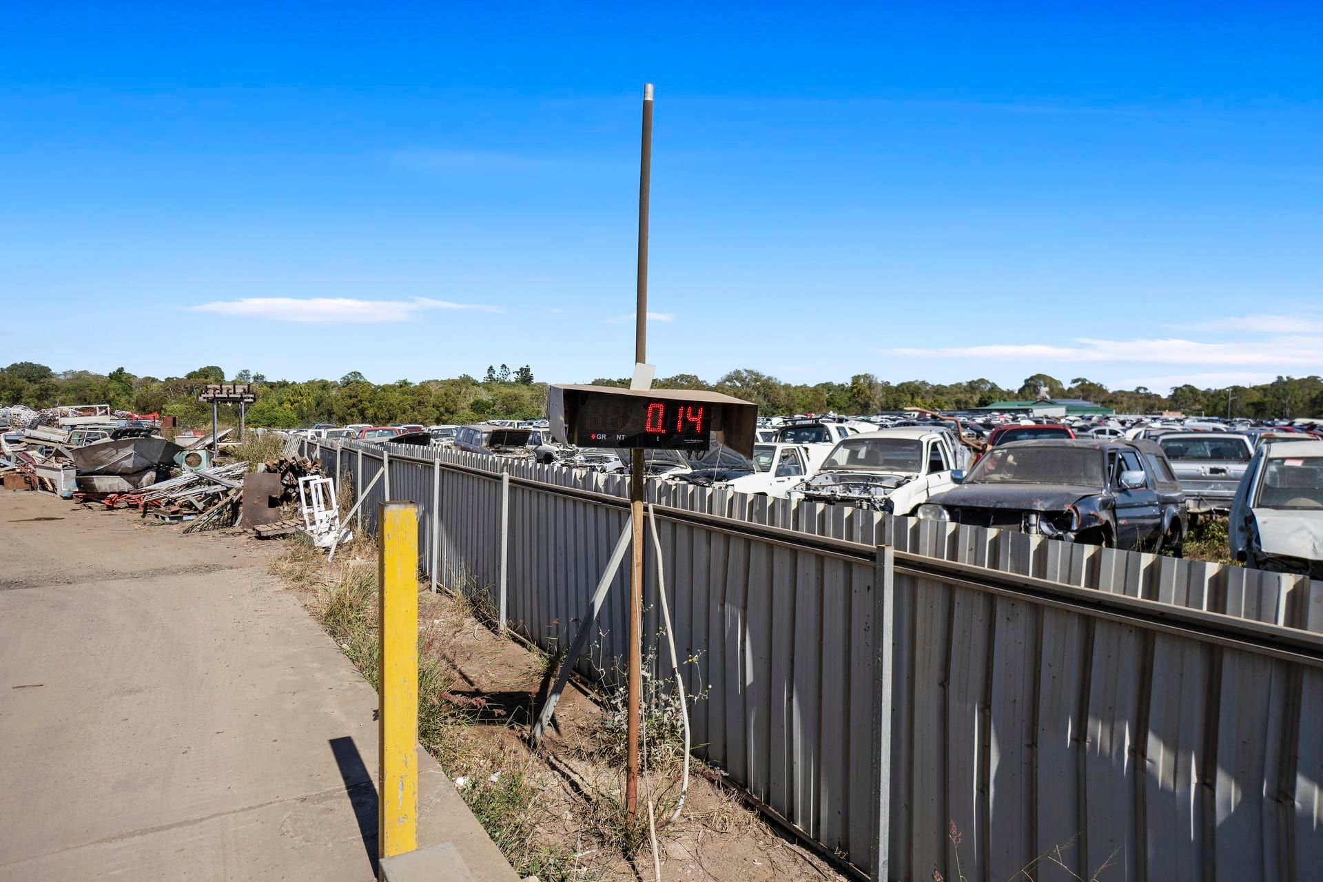 Truck On Weigh Bridge - The Scrap Metal Recyclers in Bundaberg, QLD