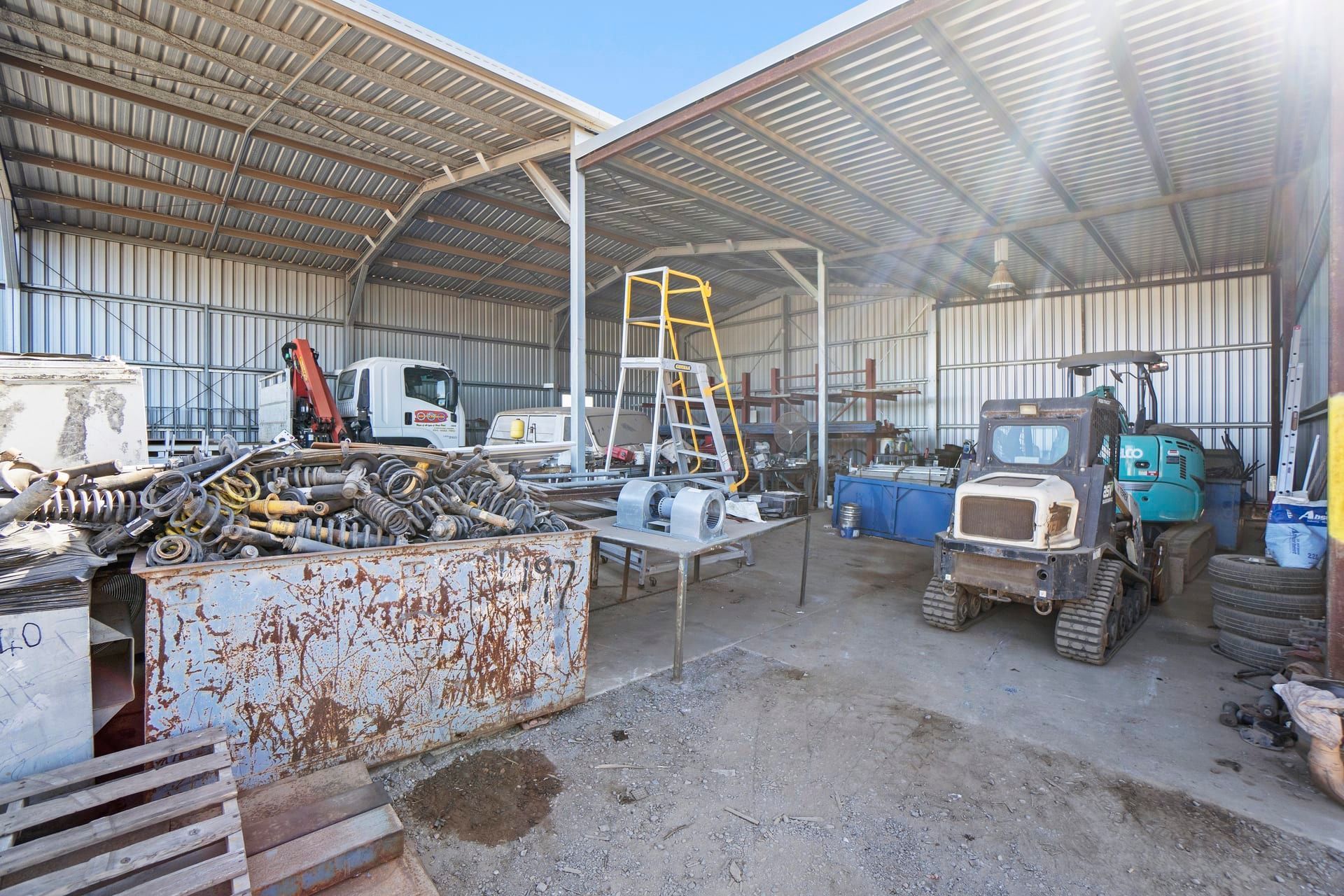 Truck Rises Container - The Scrap Metal Recyclers in Bundaberg, QLD