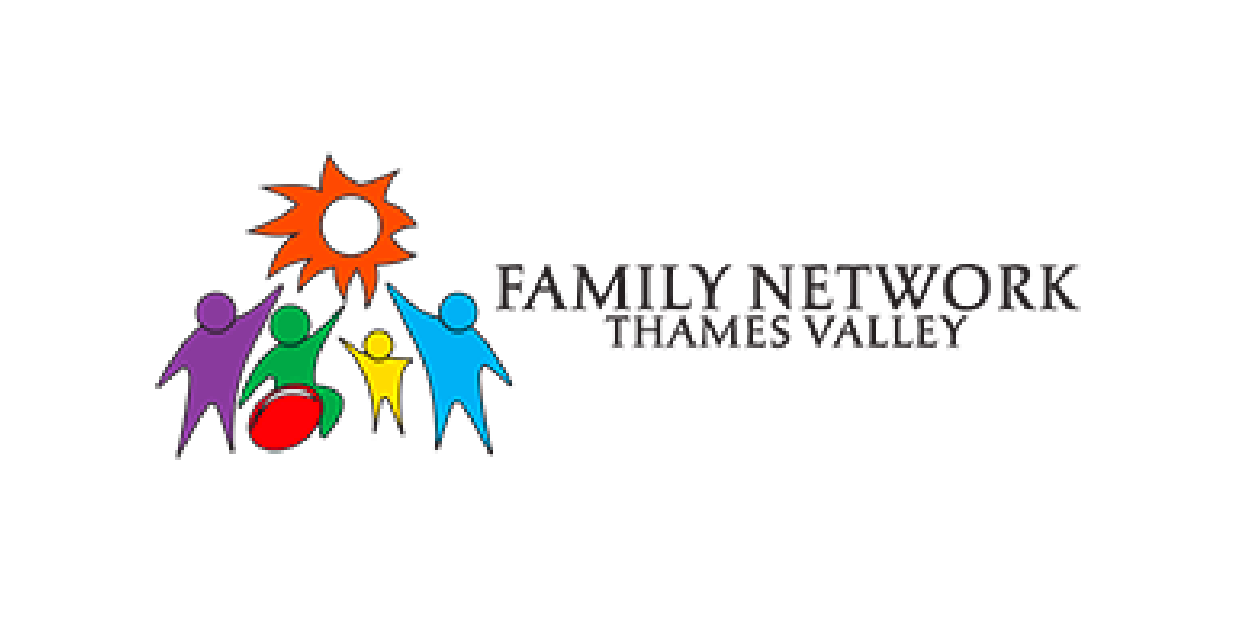 a colorful logo for the family network thames valley