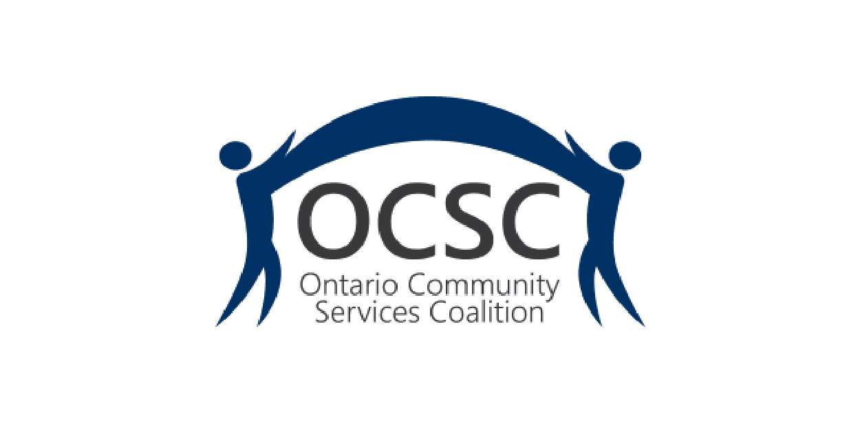 a logo for the ontario community services coalition
