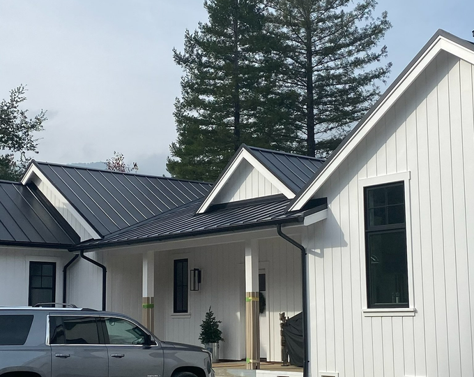 New Metal Roof Install — Novato, CA — Quevedo Roofing