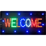 LED sign displaying