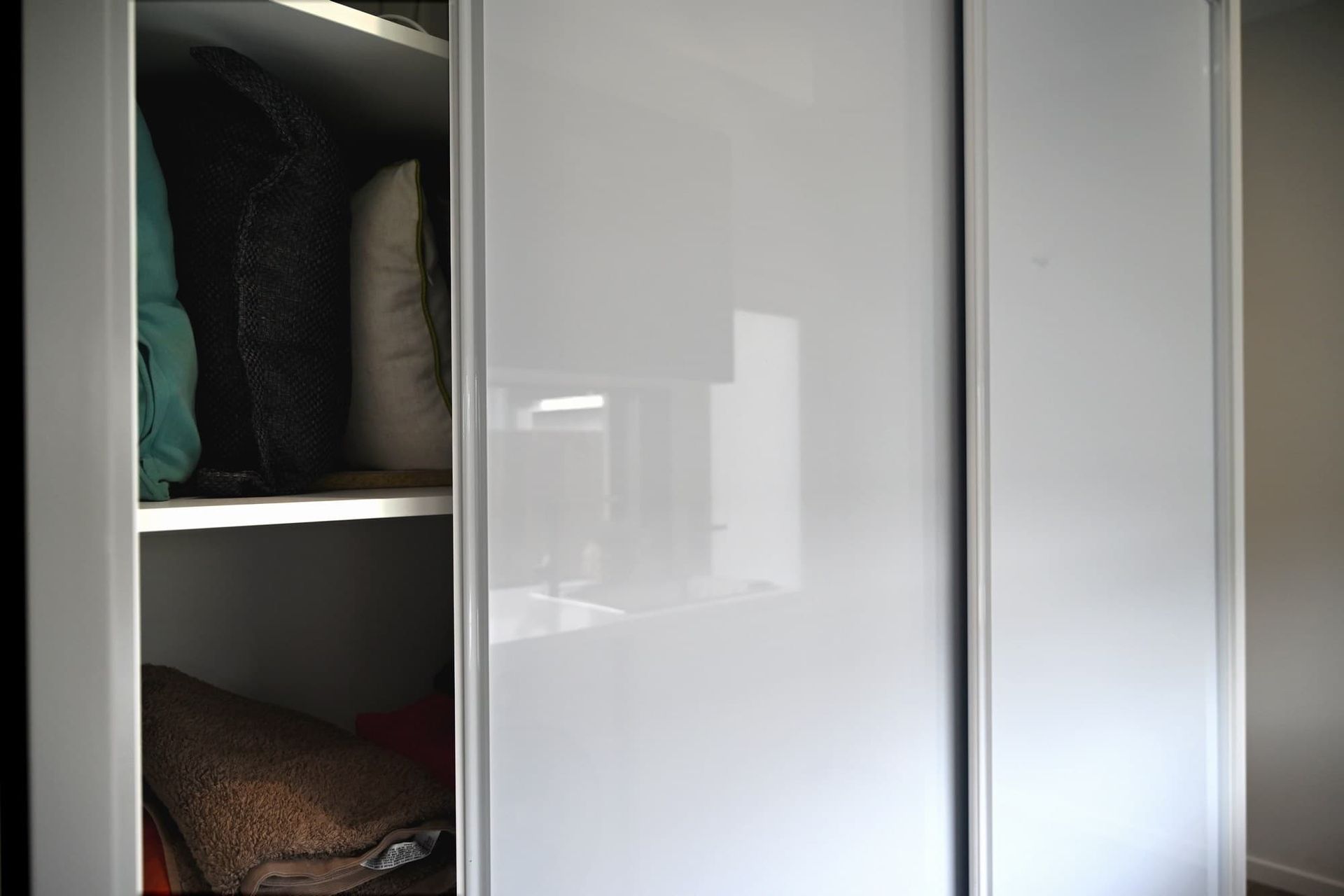White Aluminium Cabinet - Windows & Doors in Townsville, QLD