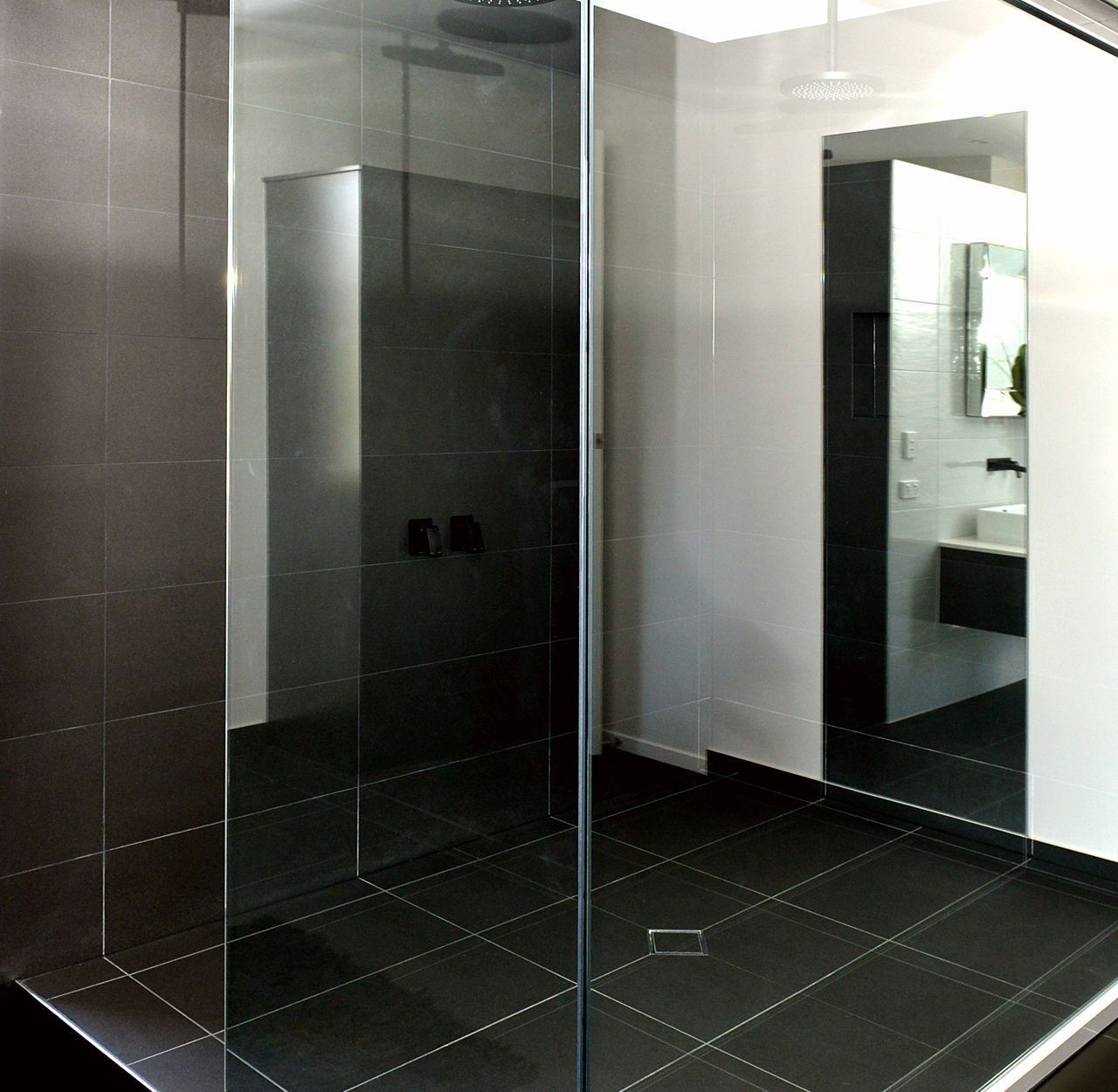 Black Aluminium Slide Door -  Windows & Doors in Townsville, QLD