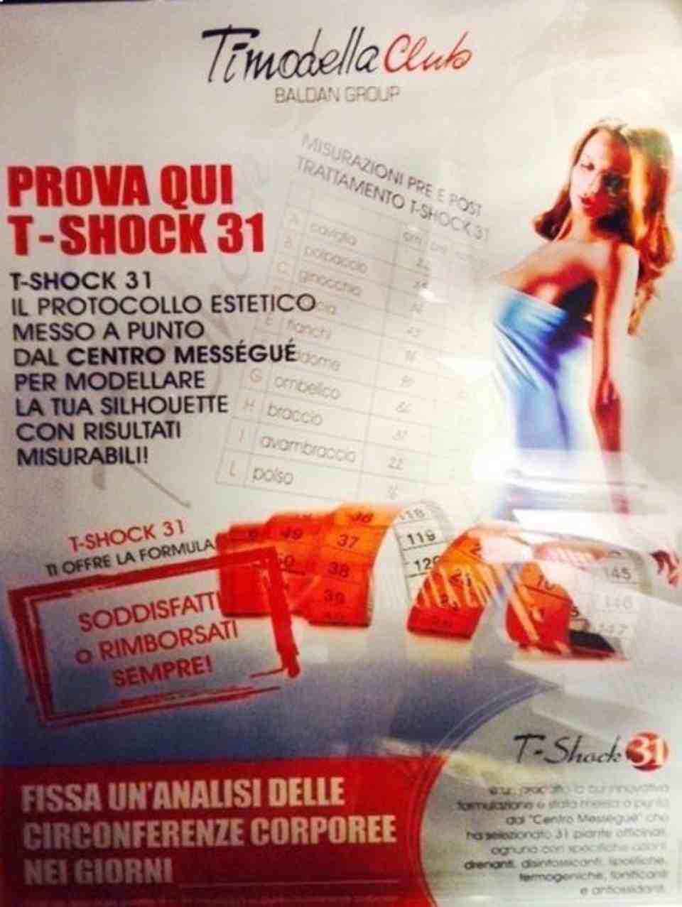 Trattamento per rimodellare la silhouette