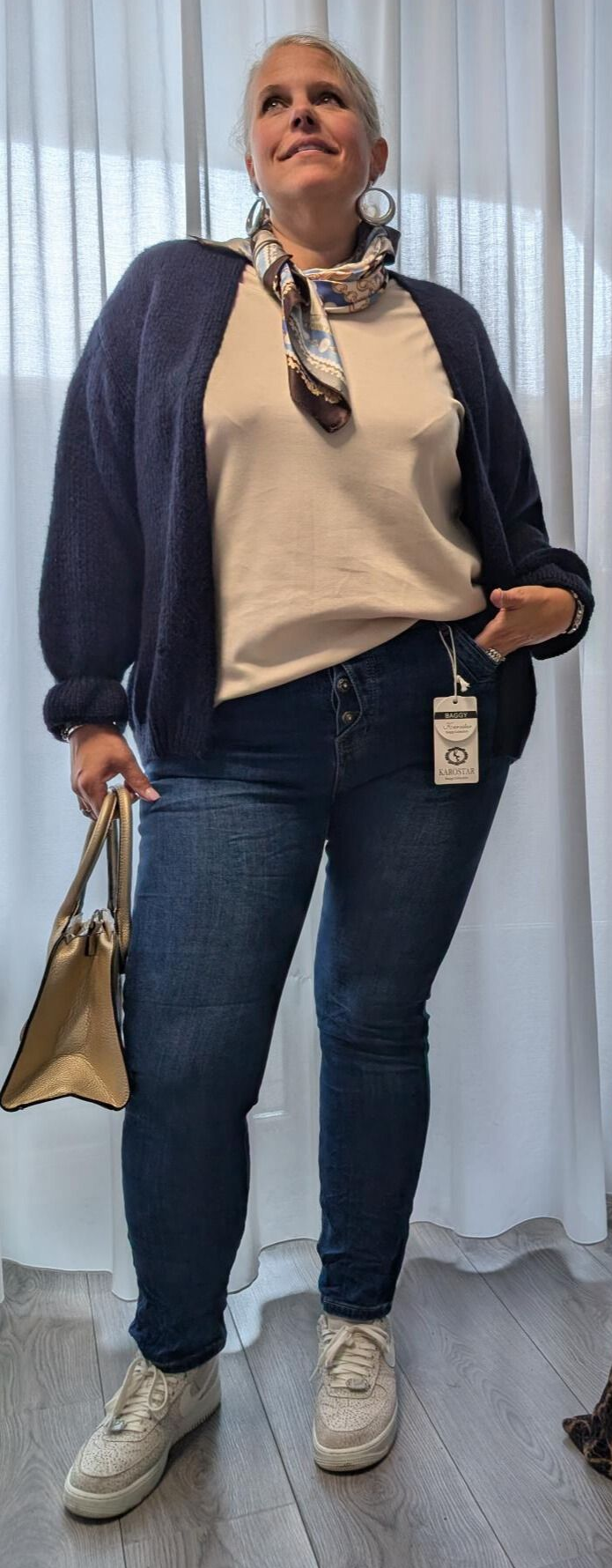 Vest met detail mouw