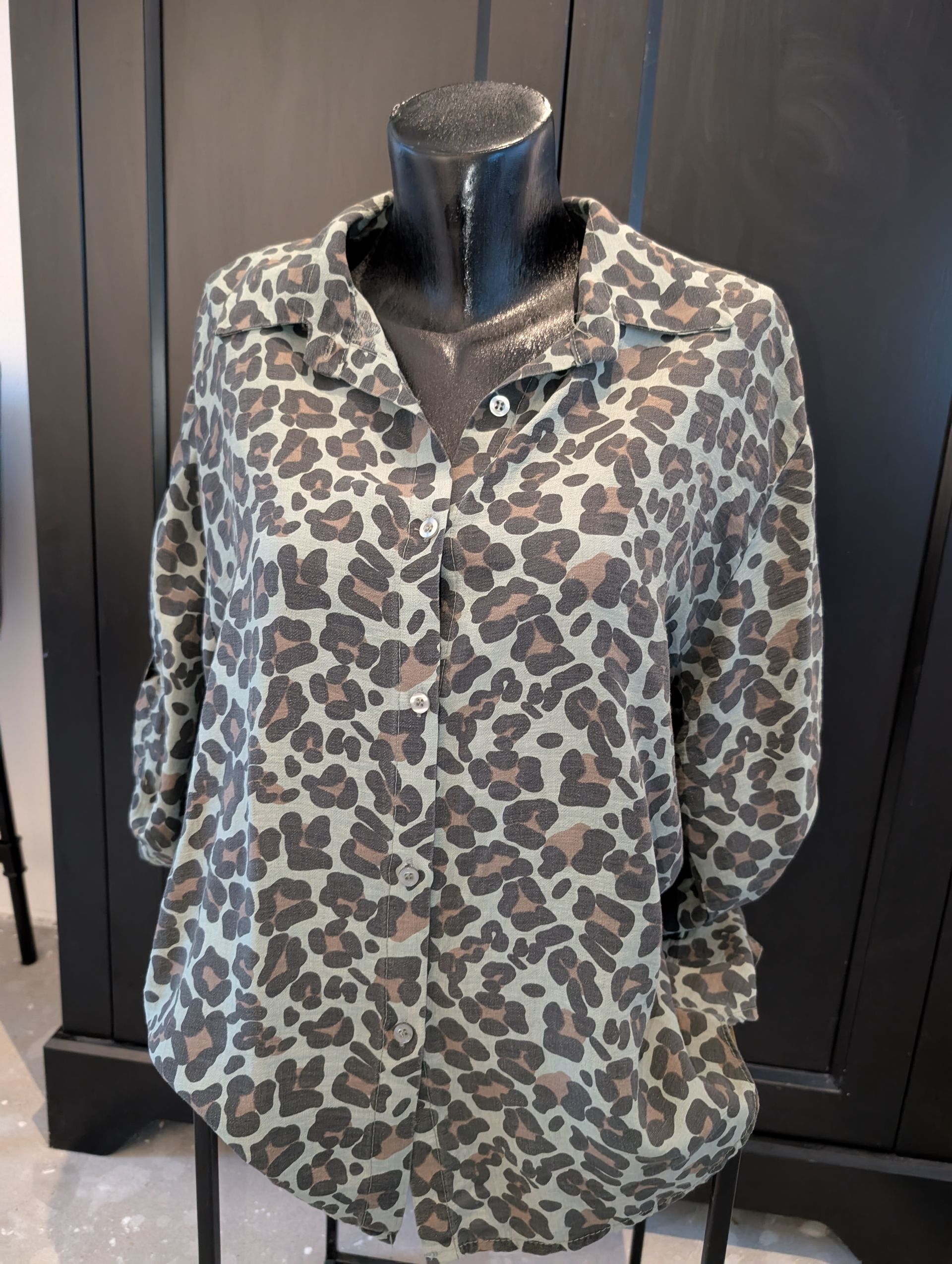 Luipaardblouse