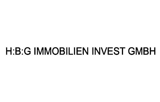 Ein schwarz-weißes Logo der HBG Immobilien Invest GmbH