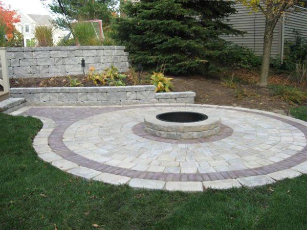 Hardscape Fire Pit — Kent City, MI — Summit Construction, Inc.