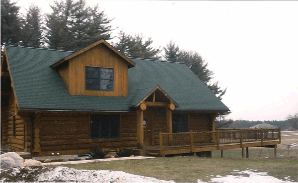 Log Cabin House — Kent City, MI — Summit Construction, Inc.— Kent City, MI — Summit Construction, Inc.