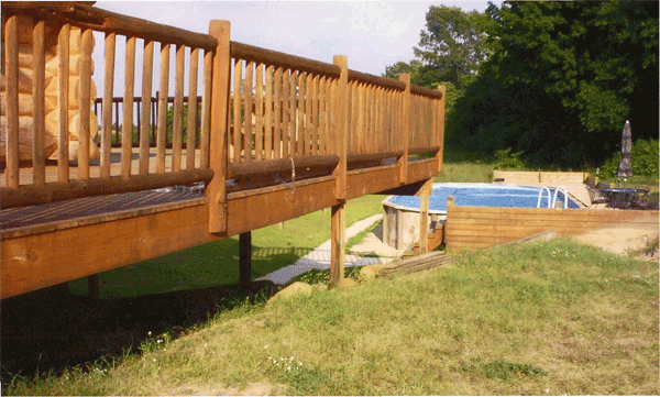 Wooden Deck — Kent City, MI — Summit Construction, Inc.— Kent City, MI — Summit Construction, Inc.