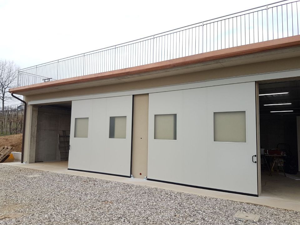 doppia serranda industriale a scorrimento