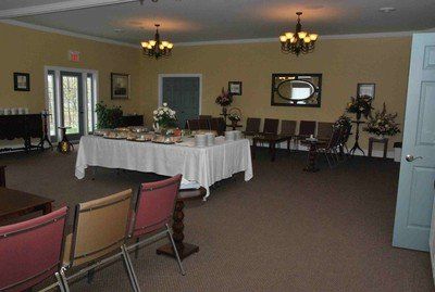 funeral home reception area