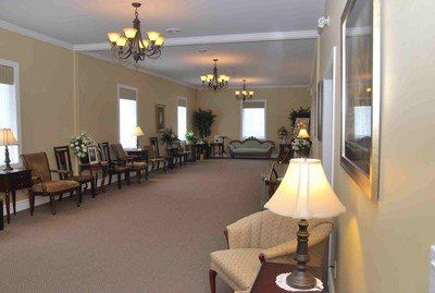 funeral home chapel and visitation area