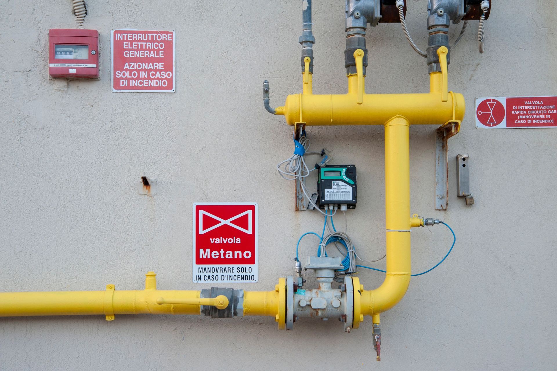 Impianti per la distribuzione del gas metano