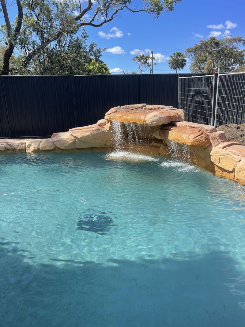 clean beadcrete pool