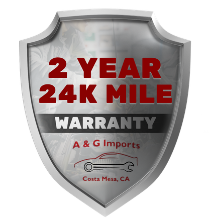 2 Year / 24K Mile Warranty | A & G Imports