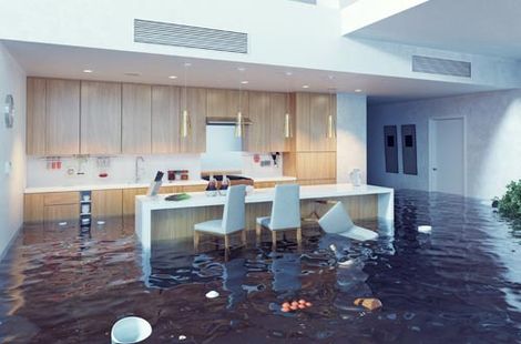 House Flood Insurance — Flooding in the Kitchen in Gallup, NM