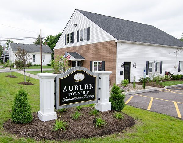 Auburn Township sign in Auburn, OH