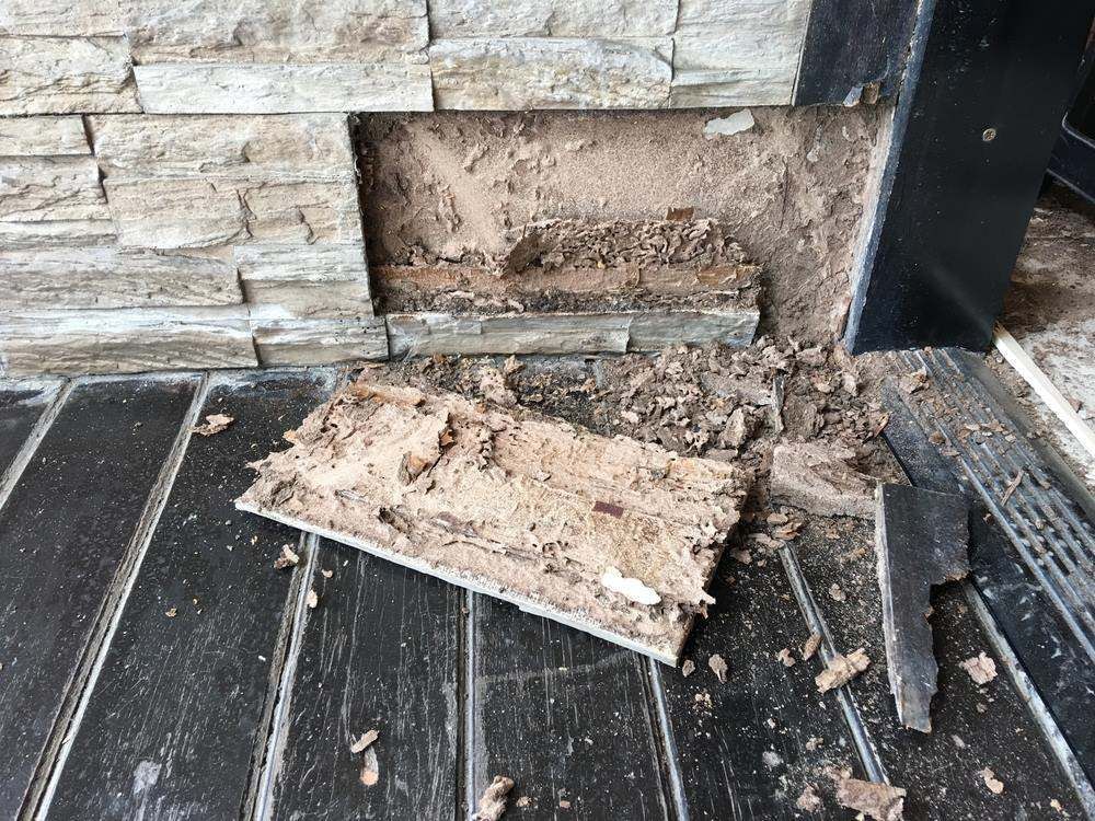 Damaged Stone Wall With a Missing Panel Reveals Crumbling in Lake Macquarie