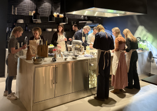 A bunch of sandwiches with different toppings on them on a table.