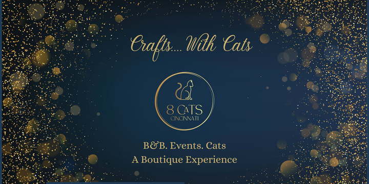 Girls Night Holiday Tea event invitation. Dark blue background with gold sparkles.