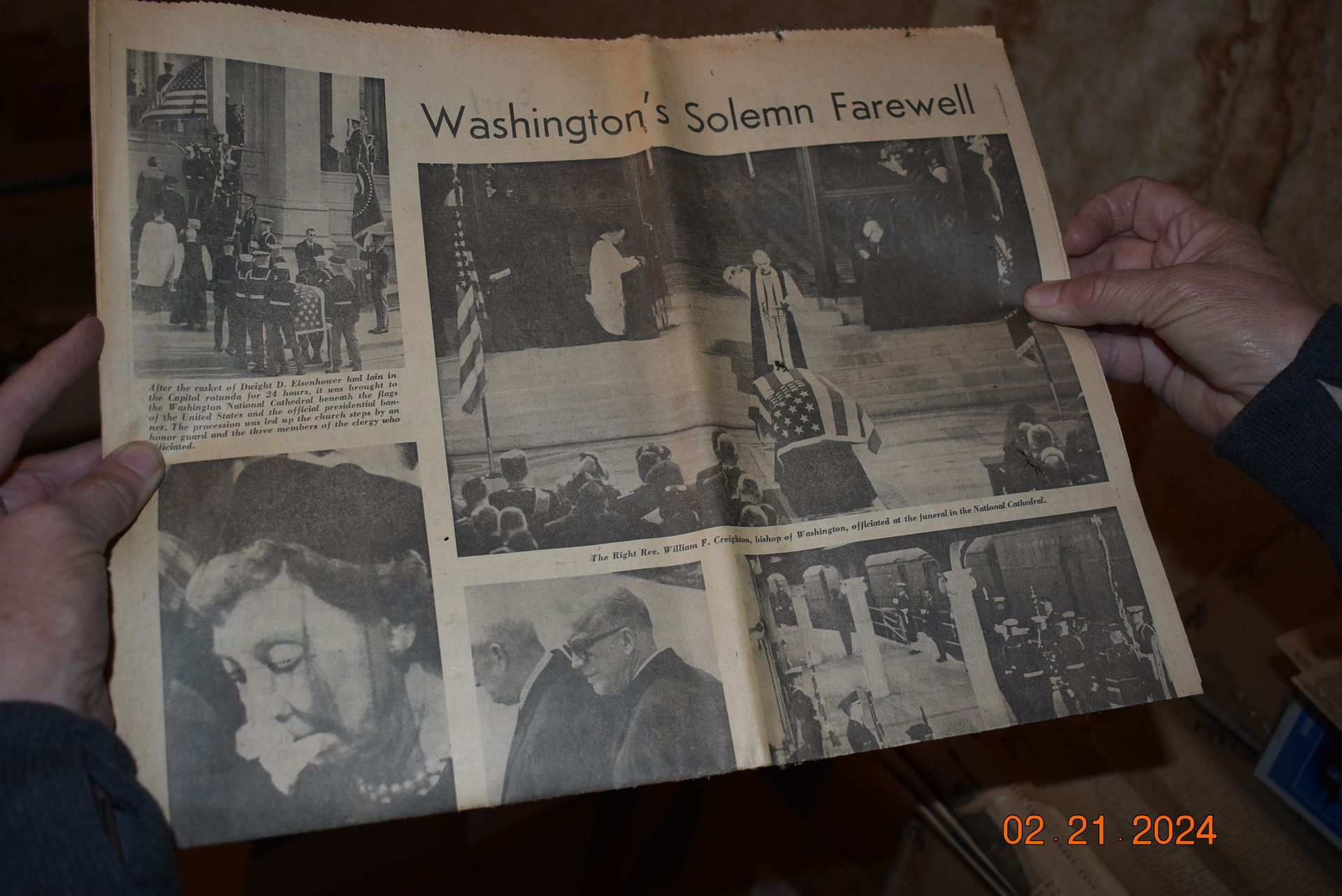 Antique news paper articles.