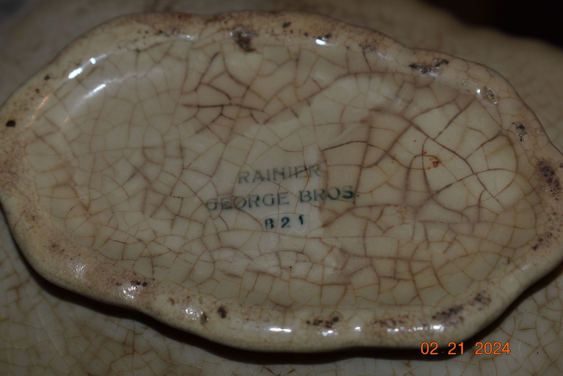 Antique Rainier George Bros bowl