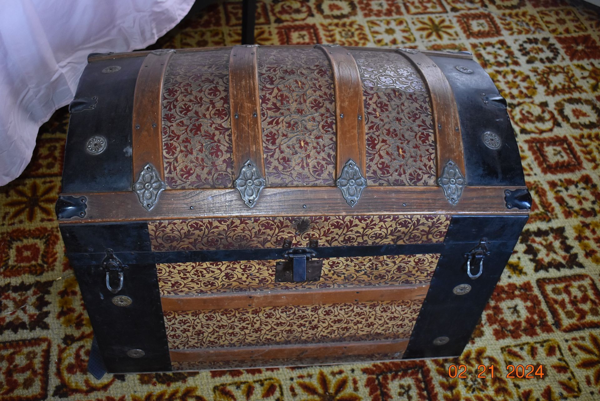 Antique chest full of heirloom