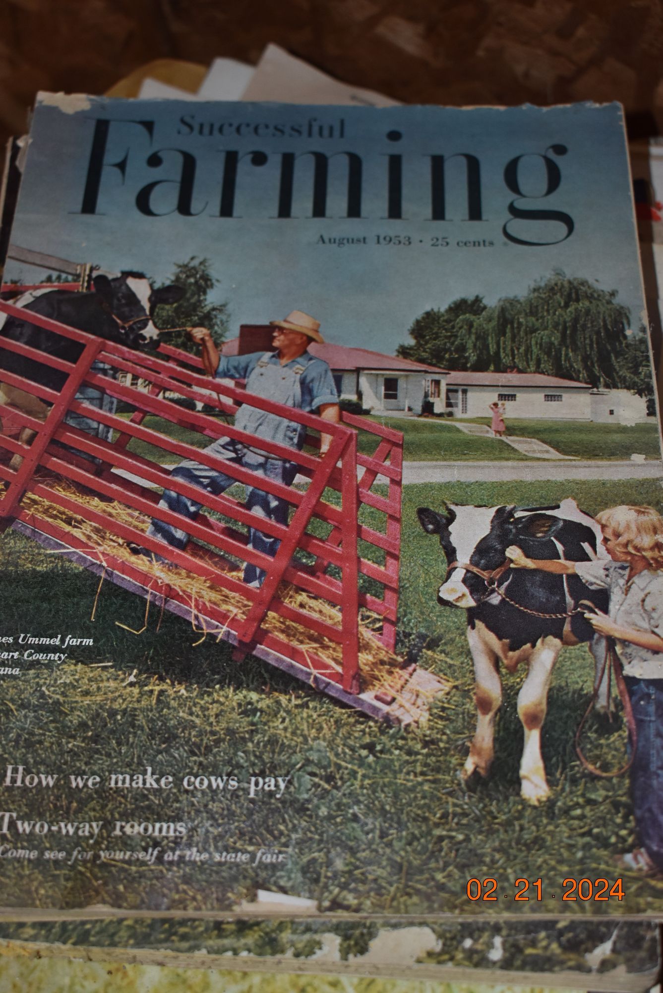 Successful Farming August 1953 magazine. 