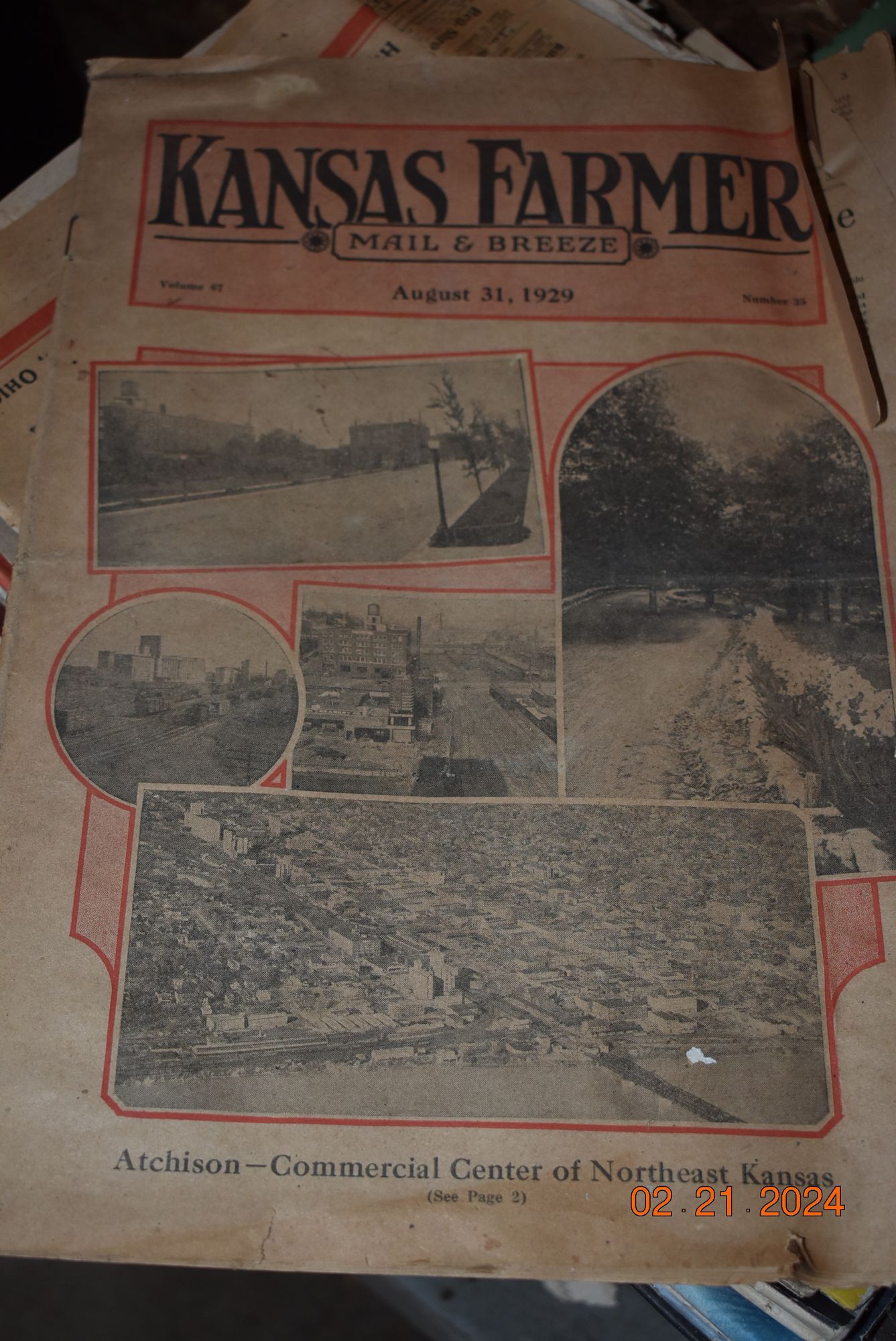 Kansas Farmer Mail & Breeze August 31, 1929 edition.