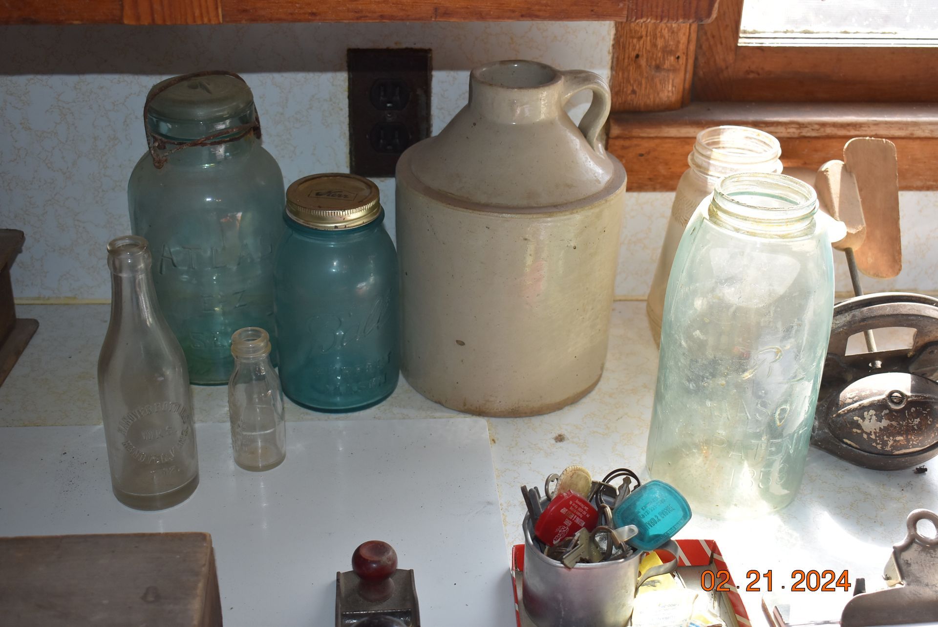 Old jars and bottles