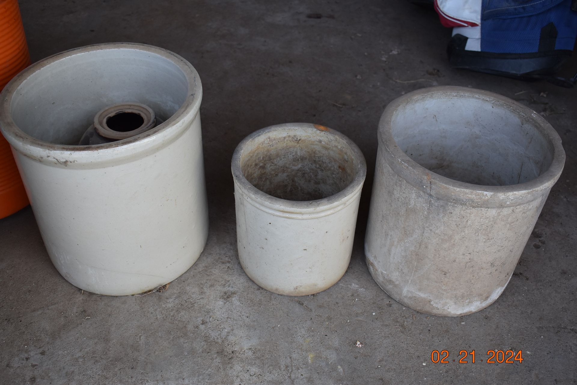 Antique Red wing stoneware barrel