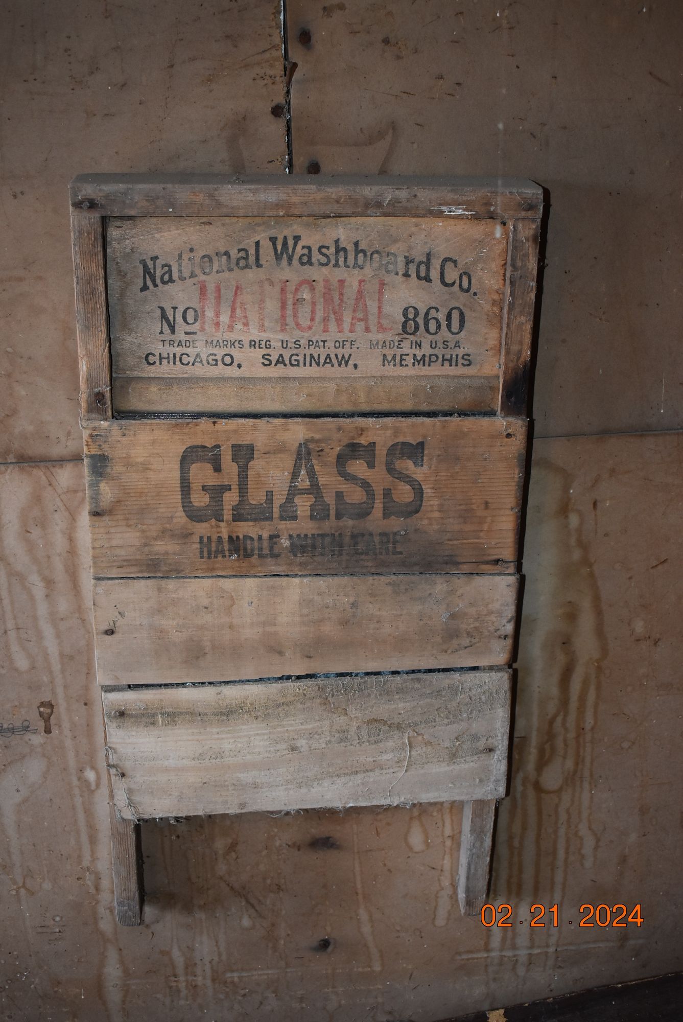 Antique national Washboard Co.