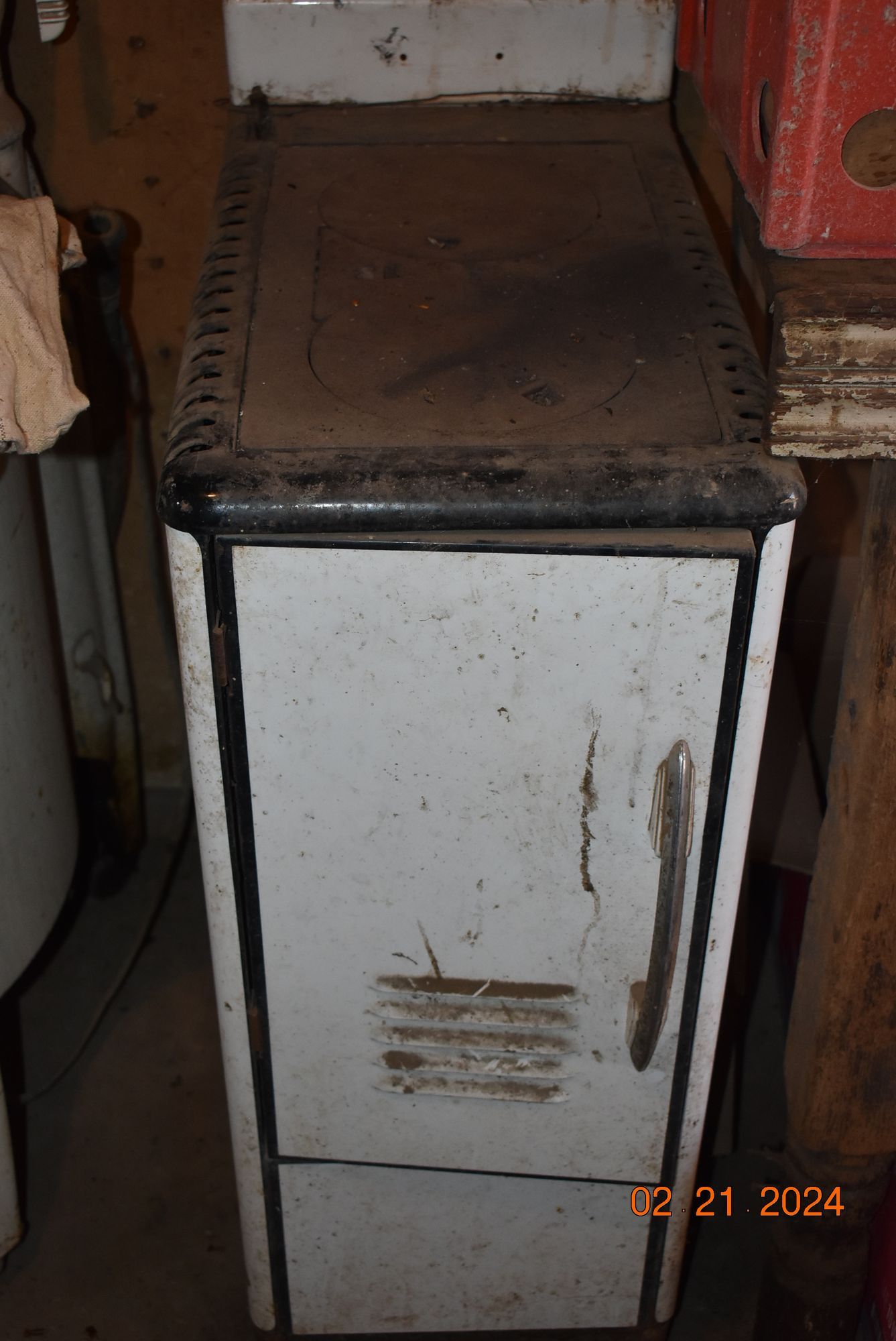 Antique cooking stove.