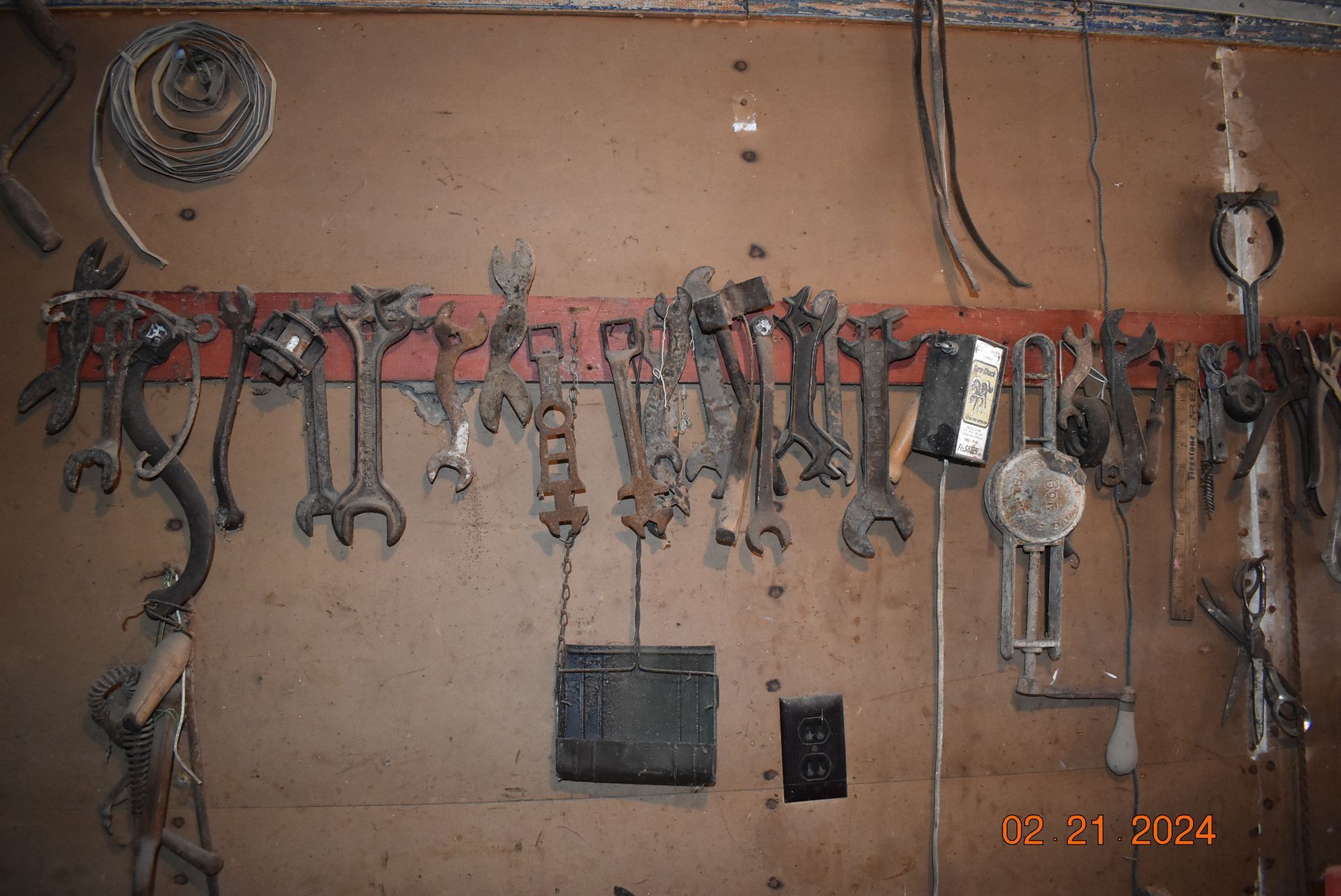 Tools hanging for sale