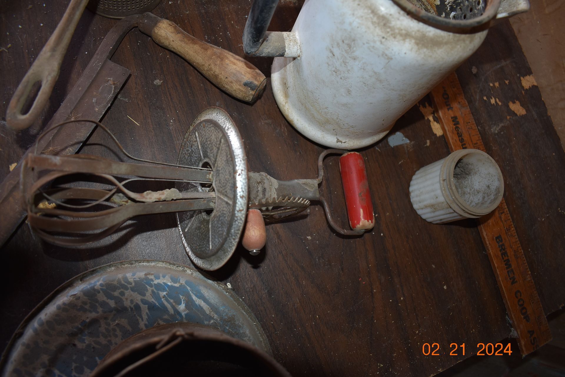 Antique milk & butter churner 
