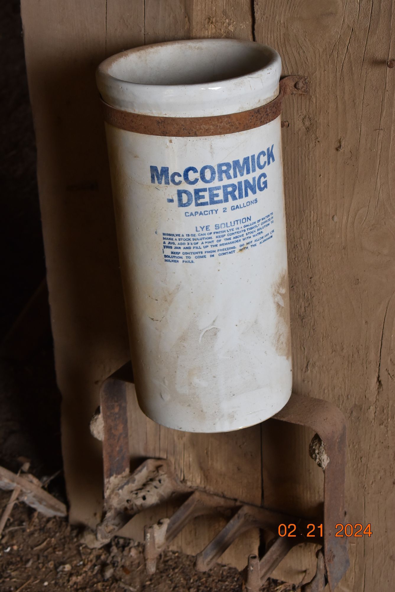 McCormick Deering LYE Solution