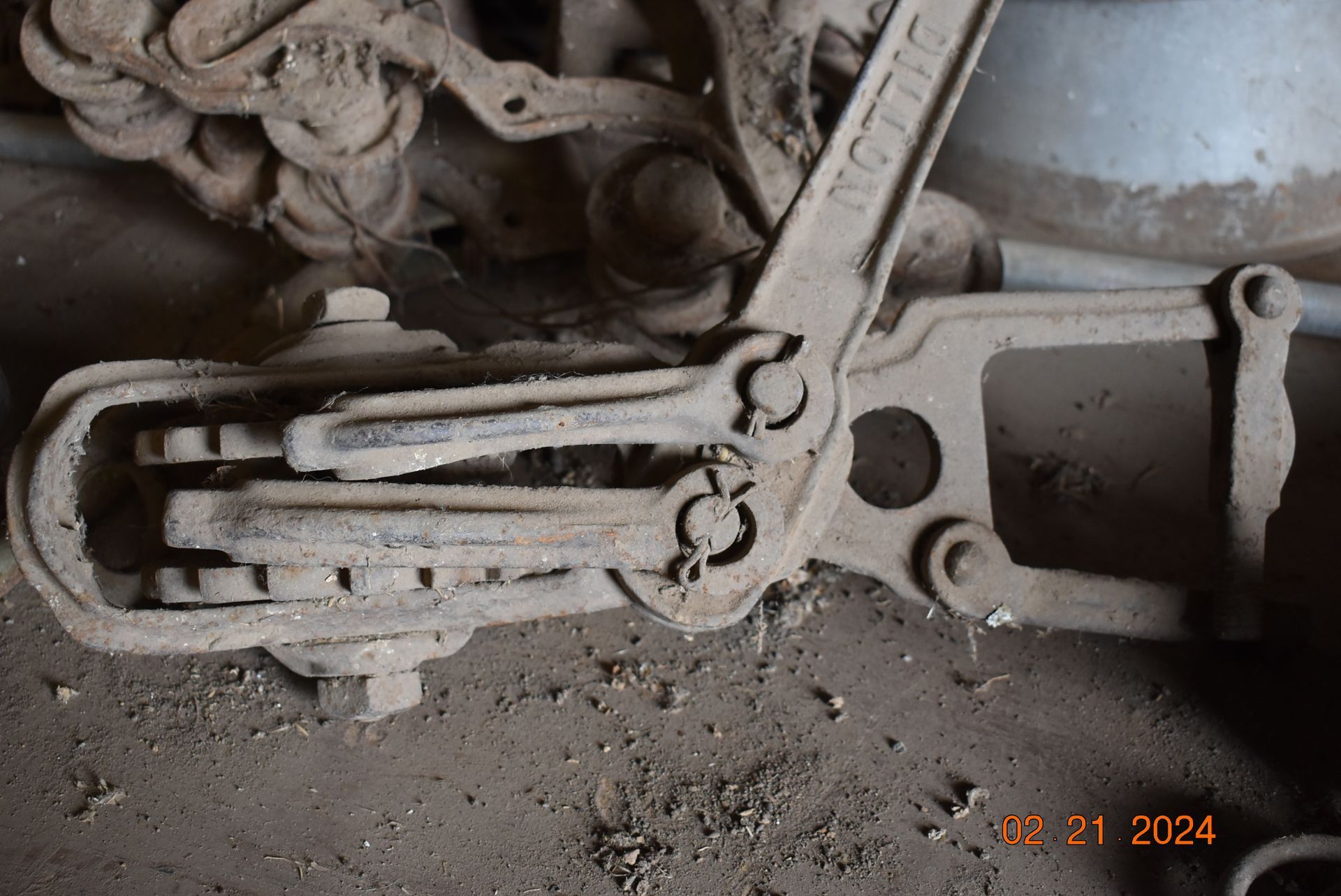 Dillon Huck warehouse hanger.