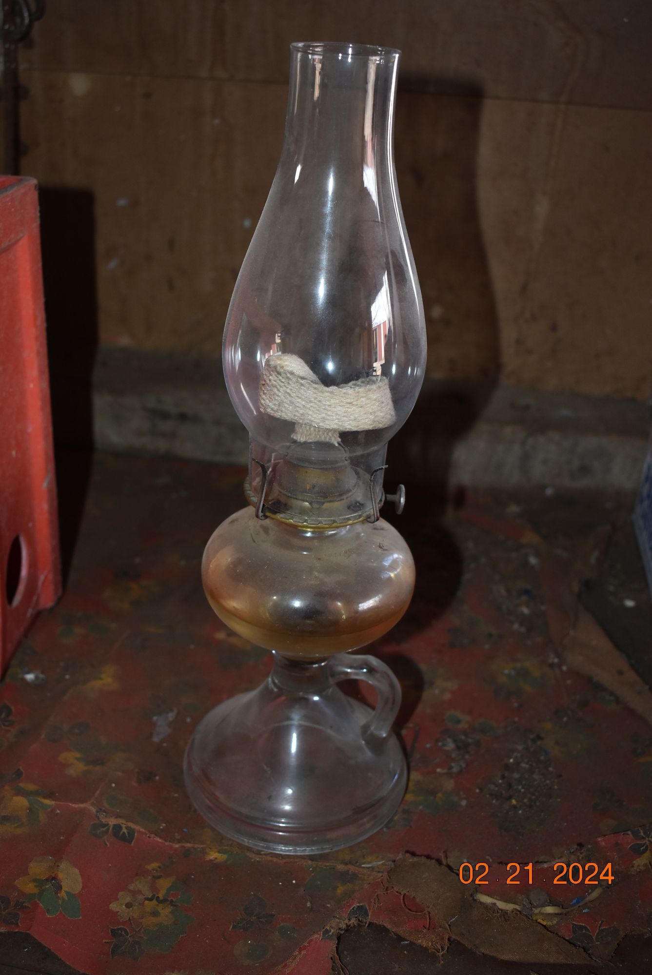 Old oil lamp