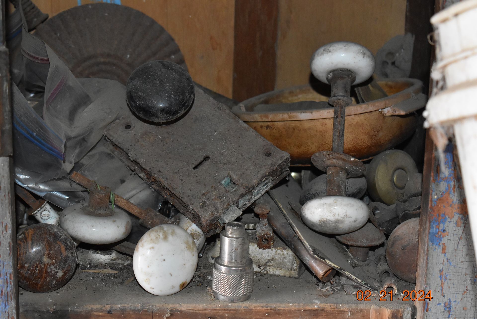 Antique old door handles